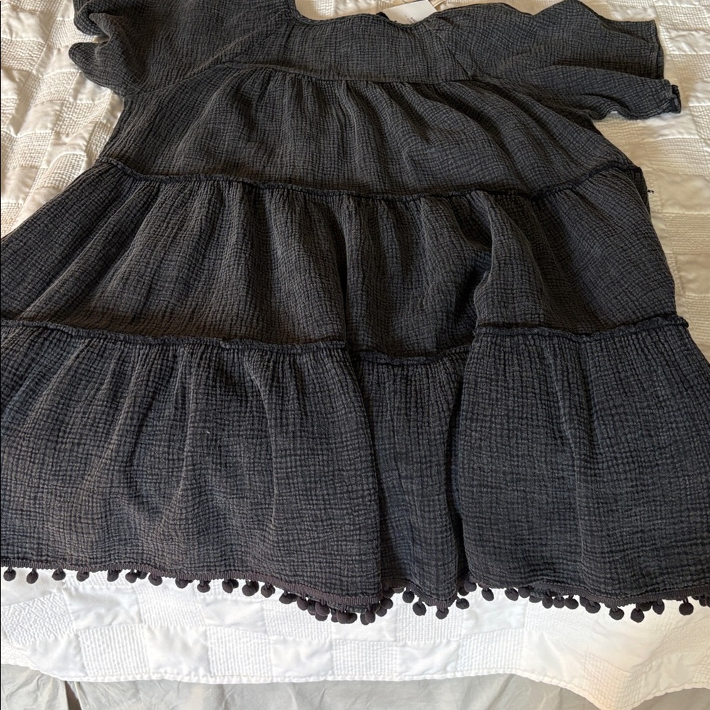 Easel charcoal midi dress size medium NWT - Picture 5 of 5